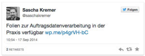 tweet Kremer